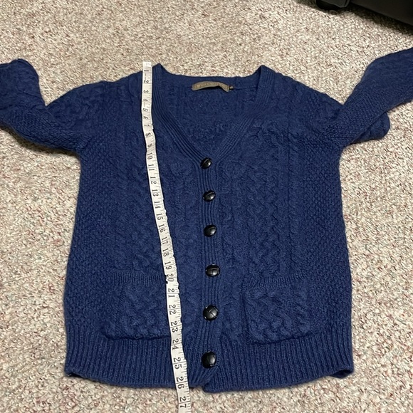 Inis craft 100% wool heavy weave cardigan sweater - Picture 6 of 9